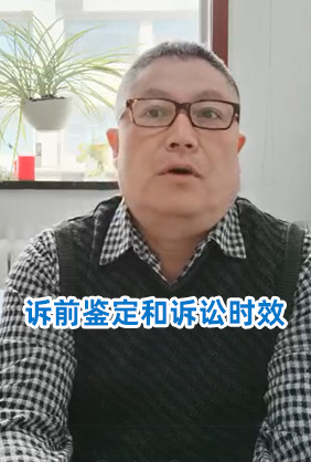 诉前鉴定和诉讼时效